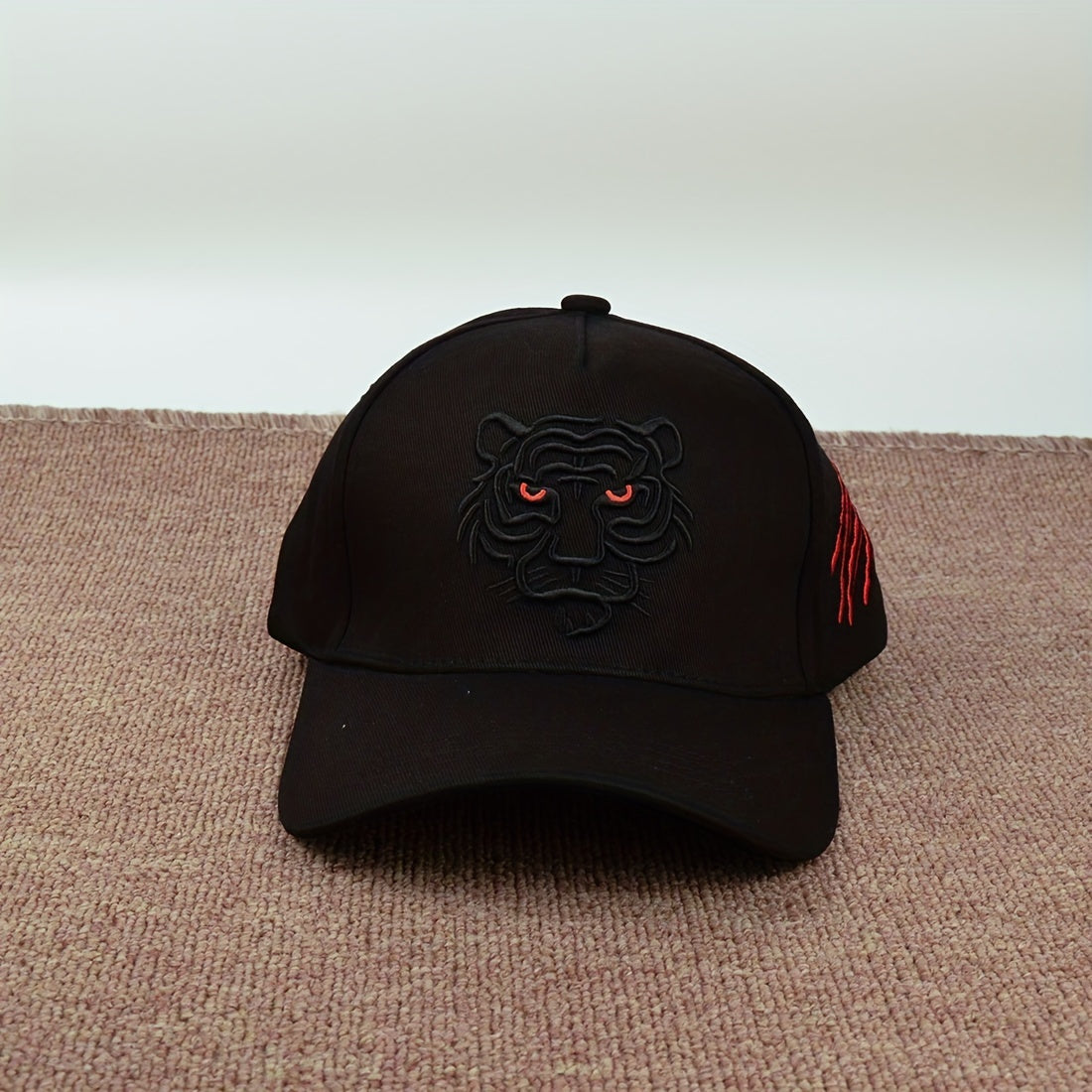 Tiger Embroidery Unisex Baseball Cap Hip Hop Dad Hats Lightweight Adjustable