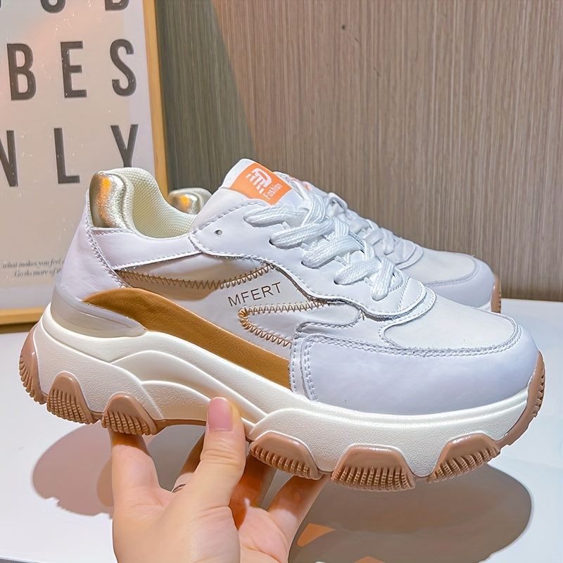 Women's Non-Slip Chunky Sneakers for Walking Hiking