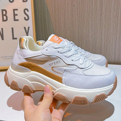 Women's Non-Slip Chunky Sneakers for Walking Hiking