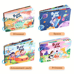 Colorful Interactive Busy Book for Kids 3+