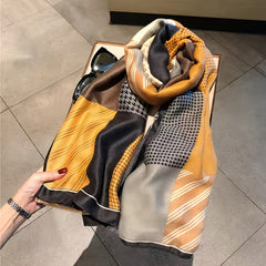Linen Women's Scarf Long Shawl Lightweight And Soft