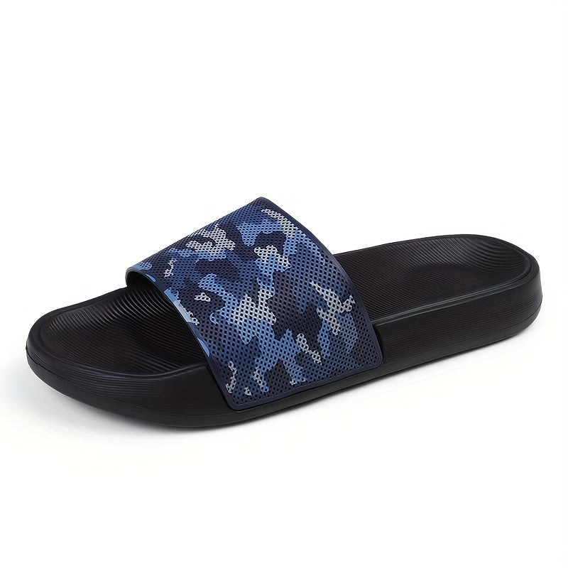 Men's Camo Household Slides, Variety of Colors