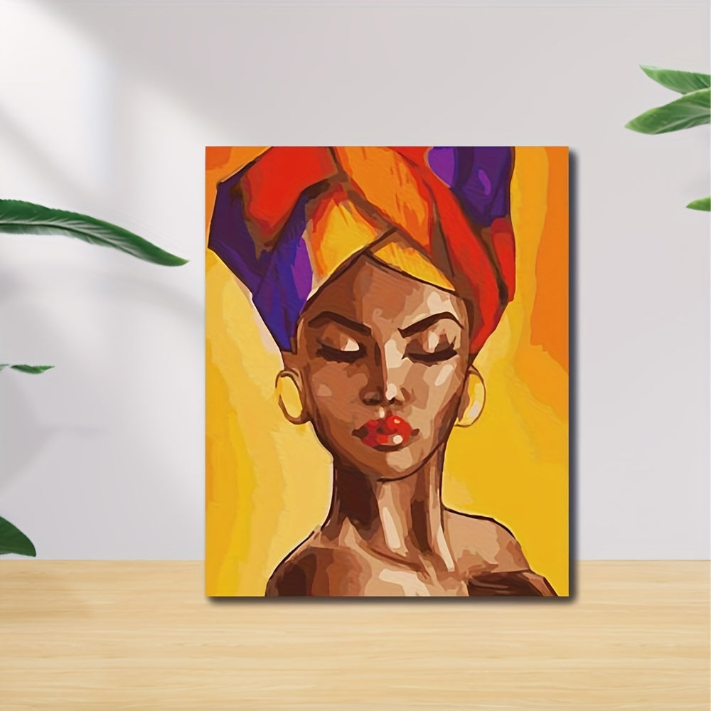 1pc Abstract Woman 40x50 Unframed Digital Painting Set DIY Home Decor Canvas Kit