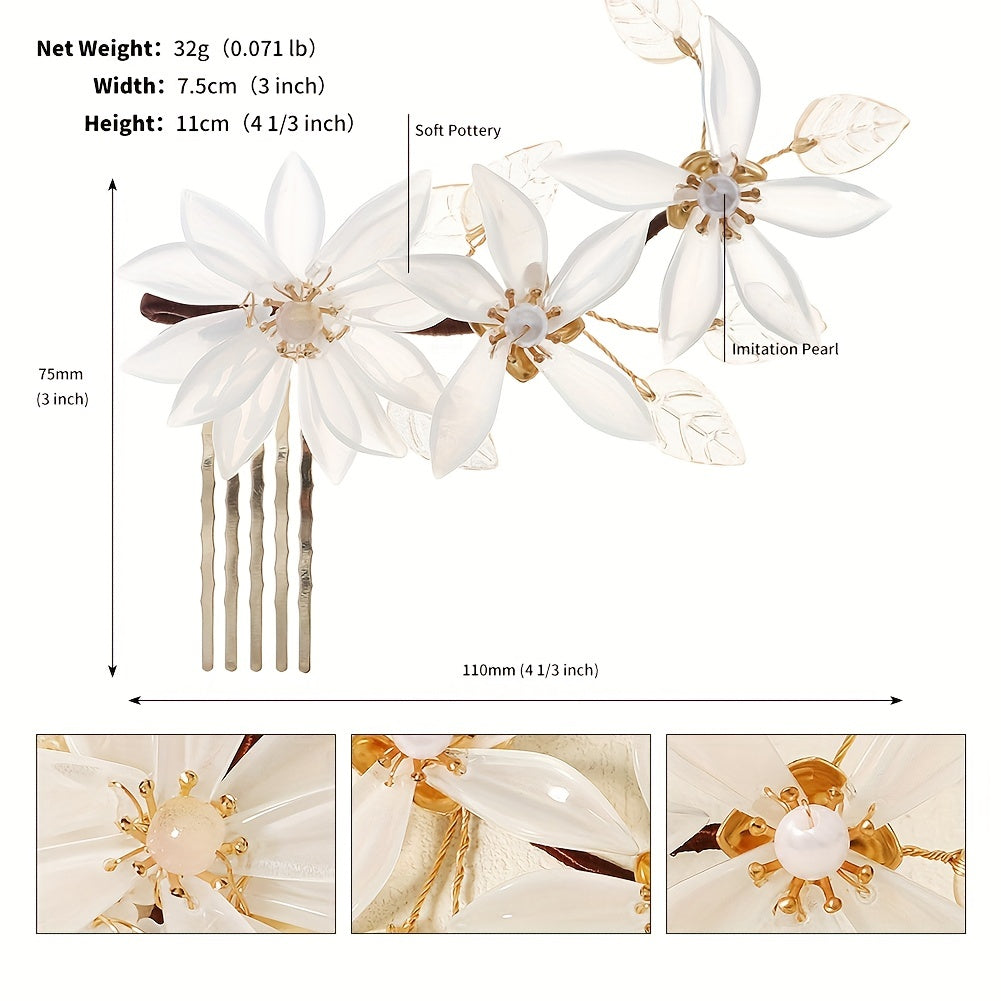 Ancient Style Hair Comb Hair Accessories Cheongsam Headdress