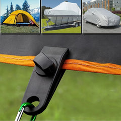 4PCS Outdoor Camping Tent Clips Canopy Awning Tent Clip Reinforced Nylon Buckle