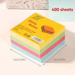 400 Sheets Sticky Notes 4 Colors Office Supplies