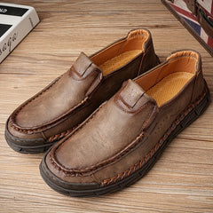 Men's Stitch Loafer Shoes Non Slip Casual Shoes