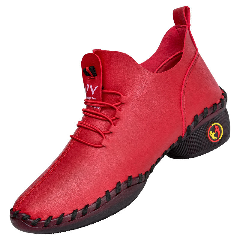 Women's Low Heel Oxfords Lightweight Lace Up Shoes