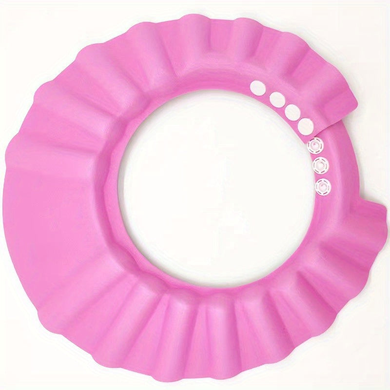 Adjustable Baby Shower Cap for Boys - Toddler Bath Shampoo Hat