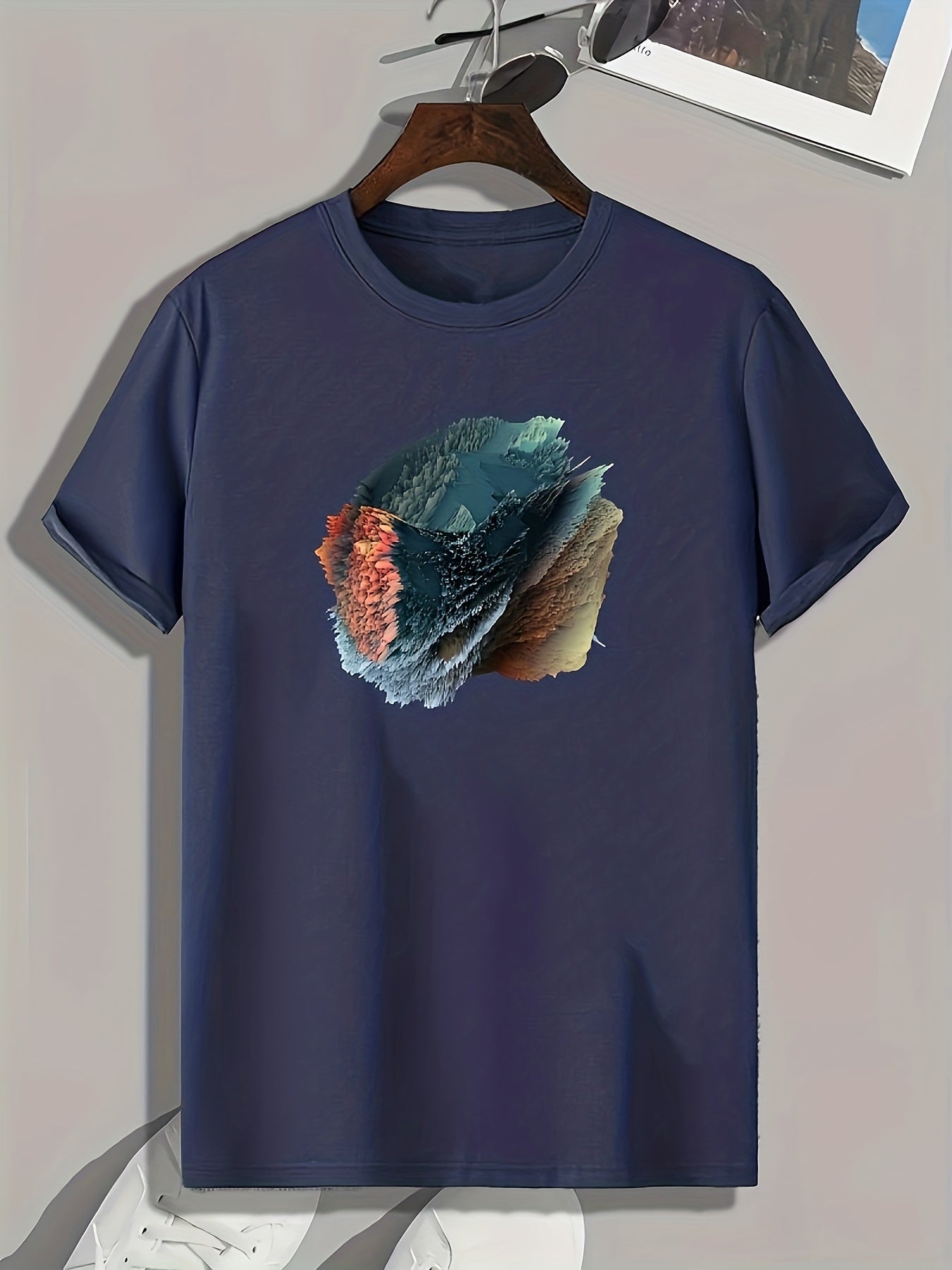 Artistic Painting Print Men's Graphic T-shirt