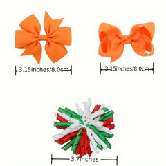 Kids Bow Hair Clips Set for Stylish Hair Accessories