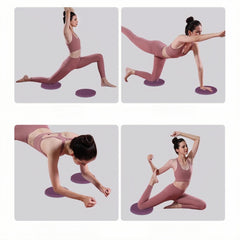 2pcs TPE Solid Knee Pads Plank Supports Balance Pad Abdominal Wheel
