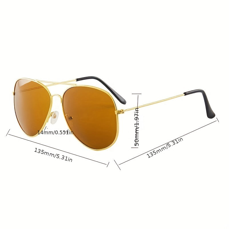 Men's Large Frame UV Protection Sunglasses for Outdoor Activities