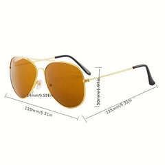 Men's Large Frame UV Protection Sunglasses for Outdoor Activities