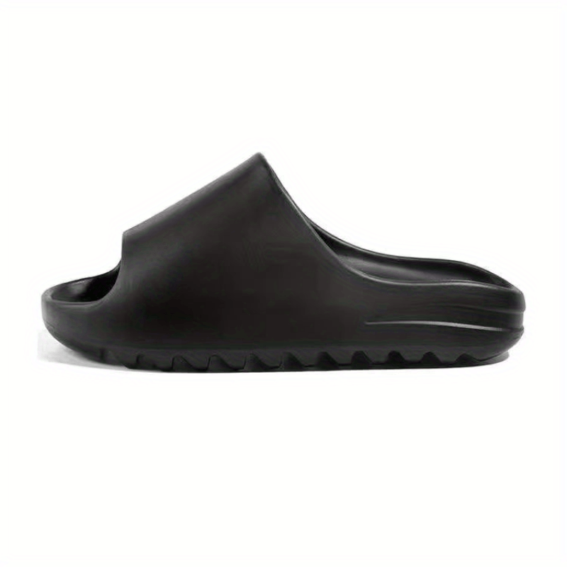 Women's Solid Slides Soft Sole Pillow Casual Home Bathroom Shoes
