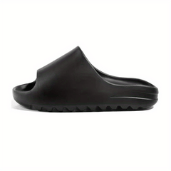 Women's Solid Slides Soft Sole Pillow Casual Home Bathroom Shoes