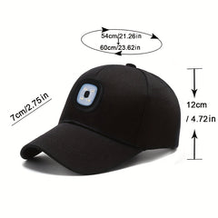 Cotton LED Baseball Cap Rechargeable Headlamp Hat - Night Running