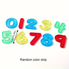 Translucent Toy for Math Number Education Sensory Play Set