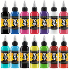 14 Colors Tattoo Ink Set Professional Tattoo Pigment Set