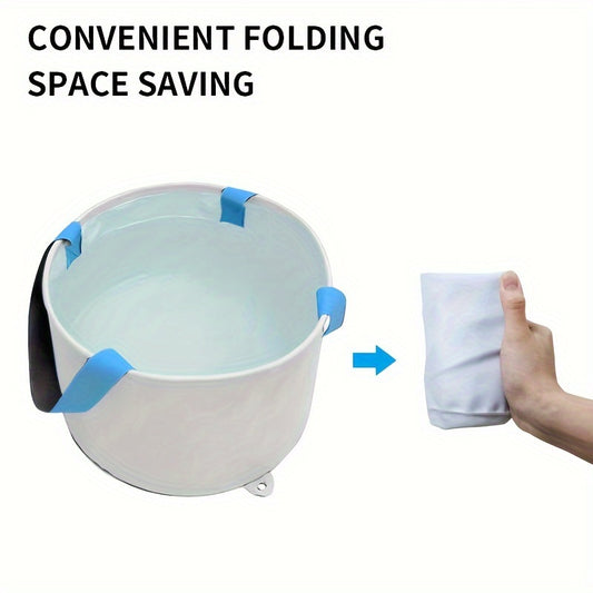 Plastic Foldable Bucket Portable Water Storage Bucket for Camping
