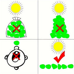 500pcs Glow in the Dark Pebbles for Magical Garden Landscaping