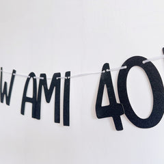 40th Birthday Banner - Interesting 40th Birthday Decorations