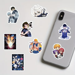 50pcs Anime Stickers Scrapbooking Motorcycle Skateboard Bicycle PVC Waterproof