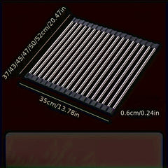 Stainless Steel Sink Drain Rack Foldable Storage Drying Rack
