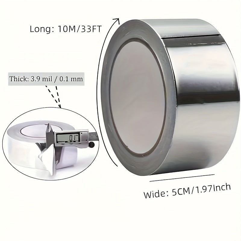 Aluminum Foil Tape 10M High Temp Resistant Sticker