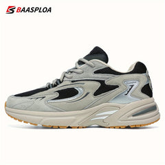 Baasploa Men's Vintage Chunky Shoes Non Slip Sneakers For Outdoor Activities