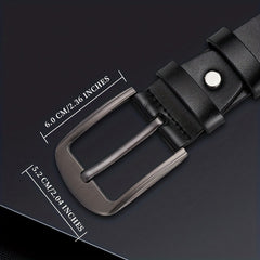 Men's Casual PU Leather Belt for Daily Use