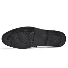 Formal Breathable Slip-On Derby Shoes for Wedding Business