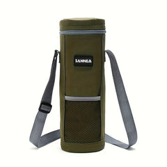 Portable Wine Cooler Bag 1.5L Round Red Aluminum Foil Insulation Bag