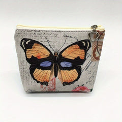 Retro Butterfly Coin Purse for Girls Small Storage Bag