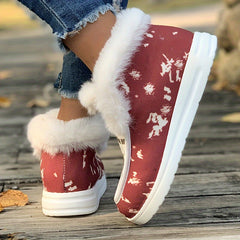 Plush Lined Thermal Snow Boots - Keep Warm Winter Shoes