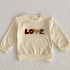 Kids LOVE Print Sports Top Sweatshirt