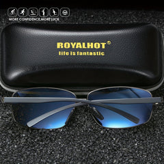 RoyalHot Polarized Sunglasses Rectangle Frame Driving Glasses