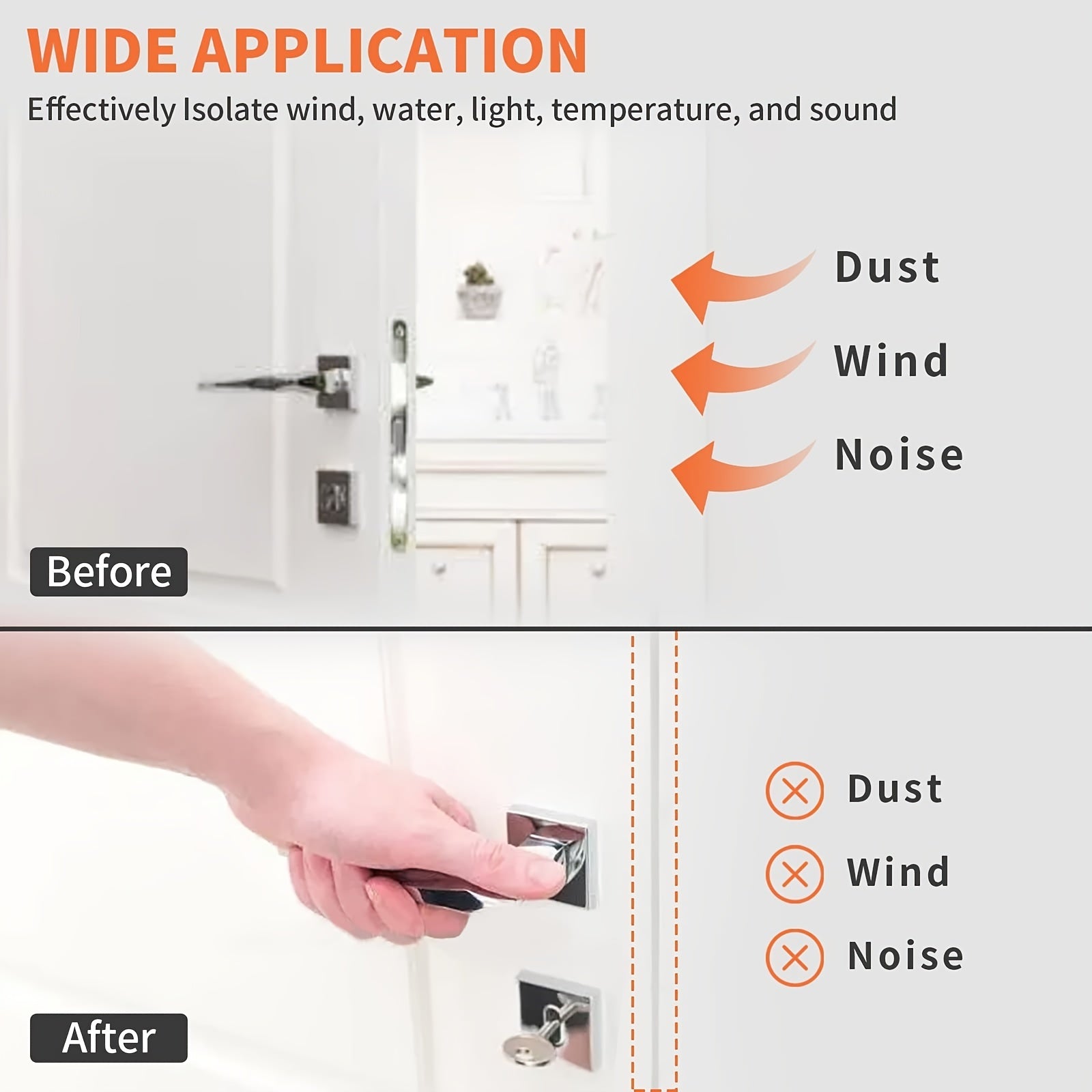 Silicone Rubber Weather Stripping Door Seal Strip - Self Adhesive Backing