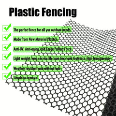 Durable 31ftX16ft Chicken Wire Mesh Fence Lightweight Garden Poultry Crafts