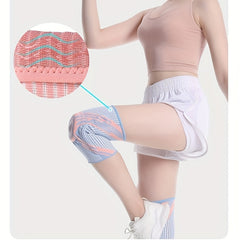 Silicone Fish Scale Spring Support Knee Pads Fitness Sports Stability