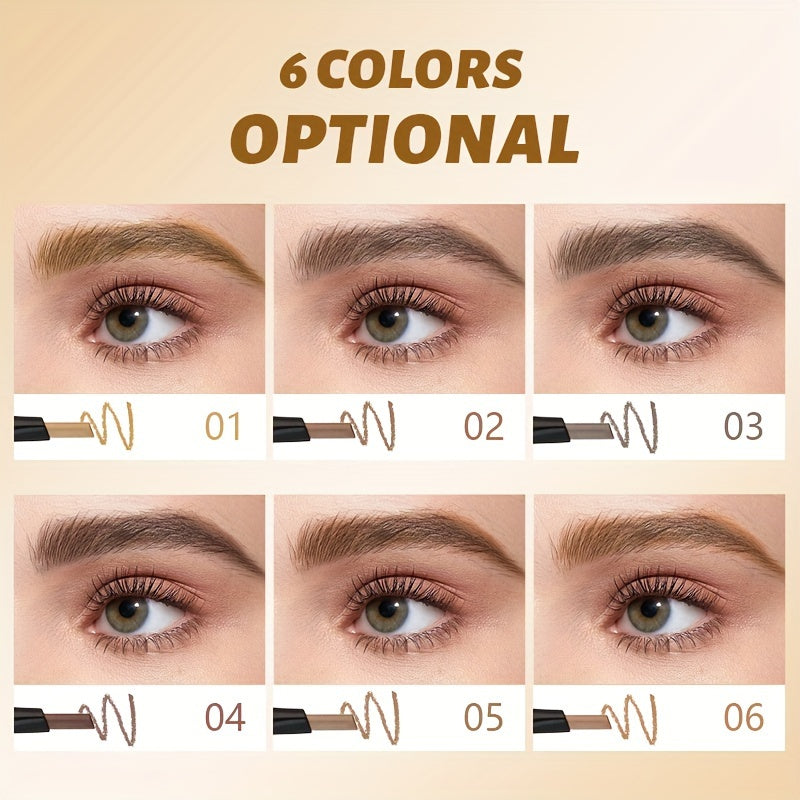 3-In-1 Eyebrow Pencil Natural Sweat-Proof Smudge-Proof Eyebrow Pen