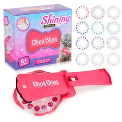 Girls Gemstones Kit Princess Makeup Set Rhinestone Hair DIY