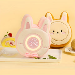 Cake Rabbit Plush Alarm Clock Sleep Lamp