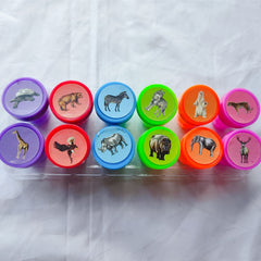 Halloween Christmas Stamps - 12 Patterns Creative Cartoon Student Reward Caps