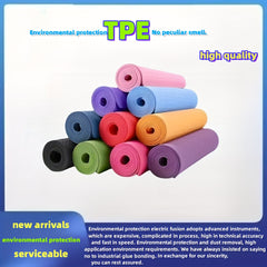 TPE Odorless Yoga Mat Non-slip Wear-resistant Fitness Mat