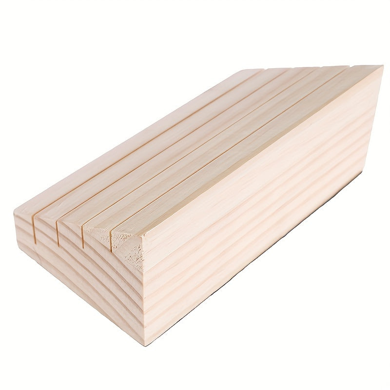 Wooden Poker Card Holder Stand for Parties