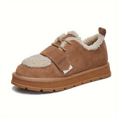 Women's Winter Snow Sneakers Thick Sole Heightening Non-slip Boots