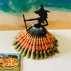 Halloween Witch Napkin Holder for Kitchen and Dining Room Decor
