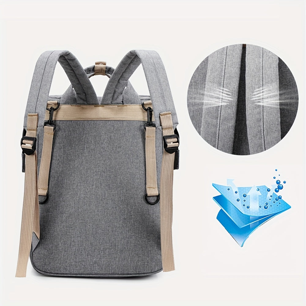 15 inch Foldable Backpack, Large Capacity, Durable Oxford Material