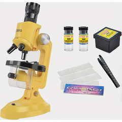 Level Zoom Microscope 100x 400x 1200x Magnification Durable ABS Material